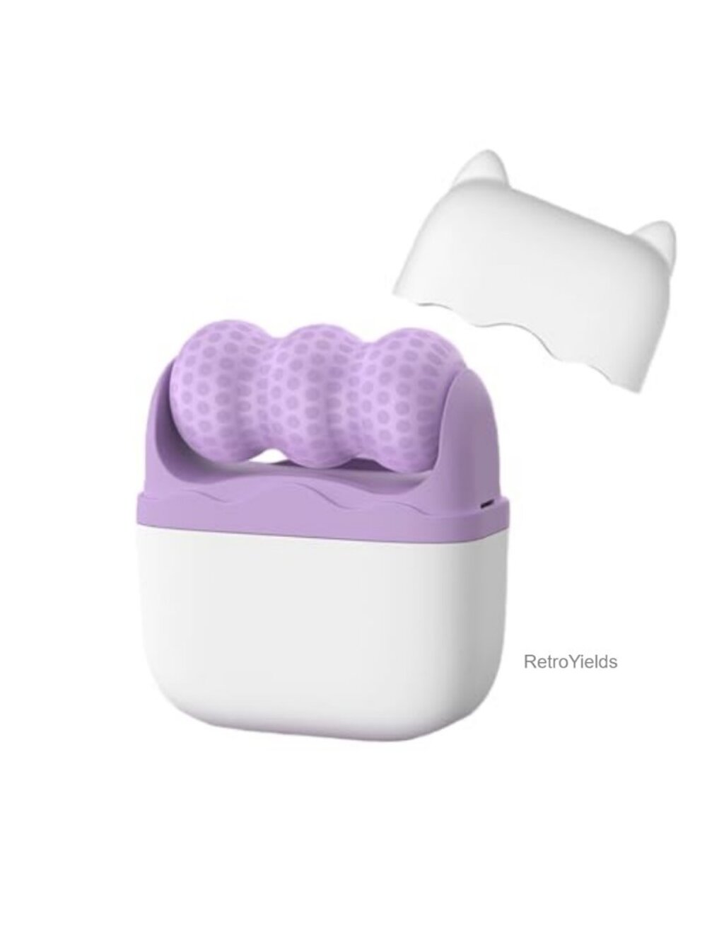 Ice Roller for Face & Eyes 2-in-1 Cooling Facial Skin Care Tool Travel Case